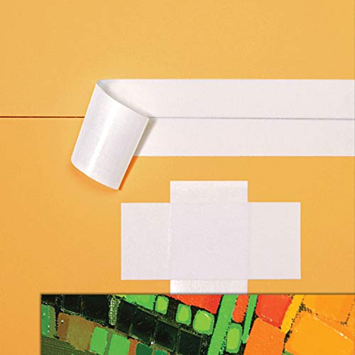 Lineco Self-Stick Linen Hinging Tape, Attaching Mats to Backboard, Hinge Heavy Artwork, Non-Yellowing, Strong, Neutral pH Acrylic Adhesive. Acid-Free White Cloth, 1.25" x 12', Pack of 1 - Image 3