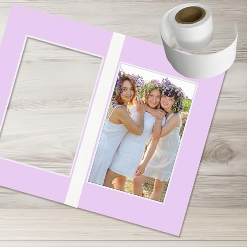 Lineco Self-Stick Linen Hinging Tape, Attaching Mats to Backboard, Hinge Heavy Artwork, Non-Yellowing, Strong, Neutral pH Acrylic Adhesive. Acid-Free White Cloth, 1.25" x 12', Pack of 1 - Image 4