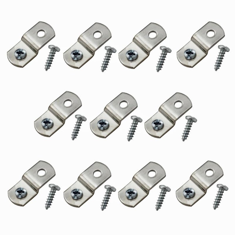 20 Pack 18 Canvas Offset Clips with Screws Pro Quality