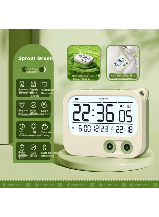 Timess Alarm Clock, Smart Student Dormitory Wake-up Device, 2025 New Model, Powerful Vibrating Alarm, Multifunctional Reminder Timer, Electronic Alarm Clock, Back-to And New Year Gift - Image 1
