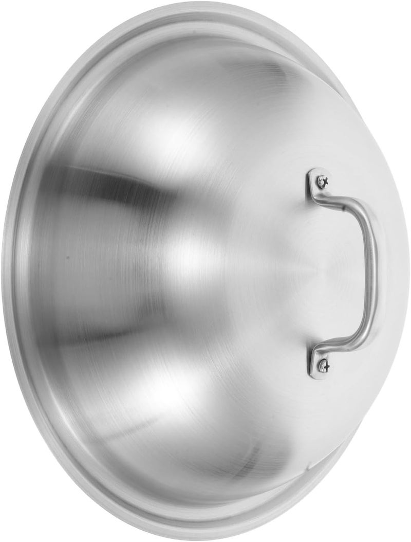 Uonlytech 32cm Stainless Steel Universal Pot Lid, High Dome Replacement Cover for Frying Pan and Soup Pots, Heat-resistant Pan Lid for Cooking and Kitchen Use - Image 1