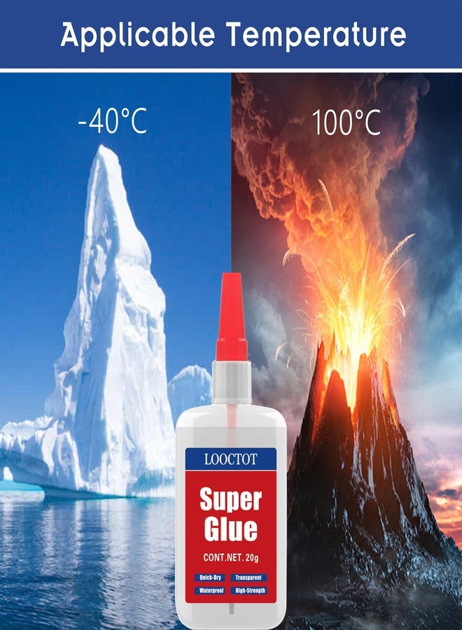 LOOCTOT (2-in-1) Super Glue with Brush Applicator & Nozzle, Mess Free Superglue Brush, Instant Glue for All Purpose and Fast Setting for Projects and Repairs,3000 CPS Clear Cyanoacrylate Glue - Image 5