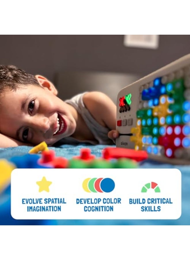 GiiKER Super Blocks, Over 1000 Leveling Challenges, Patience Games, Skill Games, Logic Games for Children from 6 Years, Portable Travel Games, Puzzle, Birthday Gift, JKJM001 - Image 3