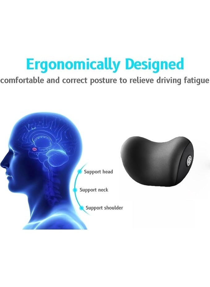 Lumbar and neck support cushion for seat and office, with an ergonomic design to improve posture and relieve pressure during long periods of sitting. - Image 5