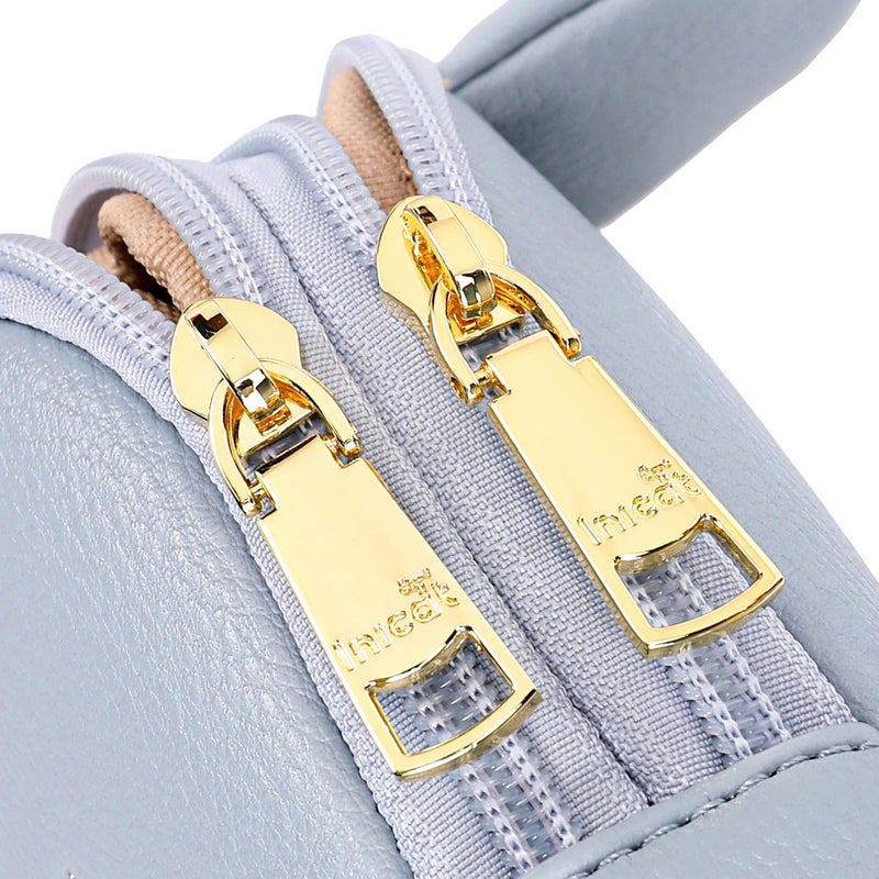 INICAT Travel Small Crossbody Sling Bags Women Vegan Leather Purses Fanny Packs Cross Body Bag Birthday Gifts(blue) - Image 5