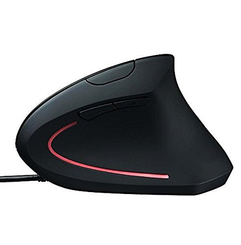 Wolf War Ergonomic Mouse High Precision Optical Vertical Mouse Adjustable DPI 800/1200 / 2400/3200 Wired Computer Mouse - Image 4