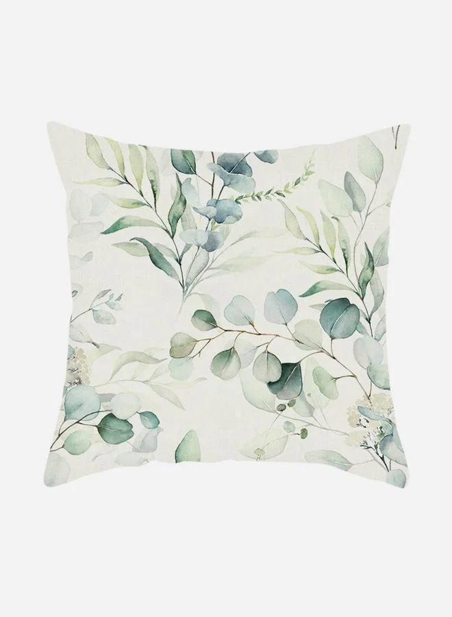 Styli 1-Piece Floral Print Cushion Cover, 45x45cm