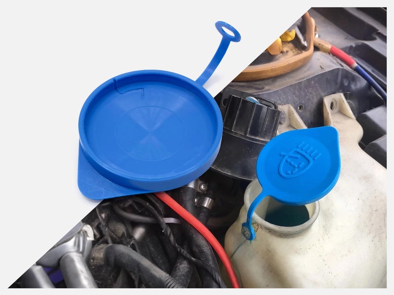 Click&Fit Windshield Washer Fluid Reservoir Cap compatible with Honda Civic, Fit, City, CR-V, CR-X, Accord, Prelude 1986-2013 years; Washer water tank cap replases OE# 38513-SB0-961, 76802-SS0-003 - Image 3