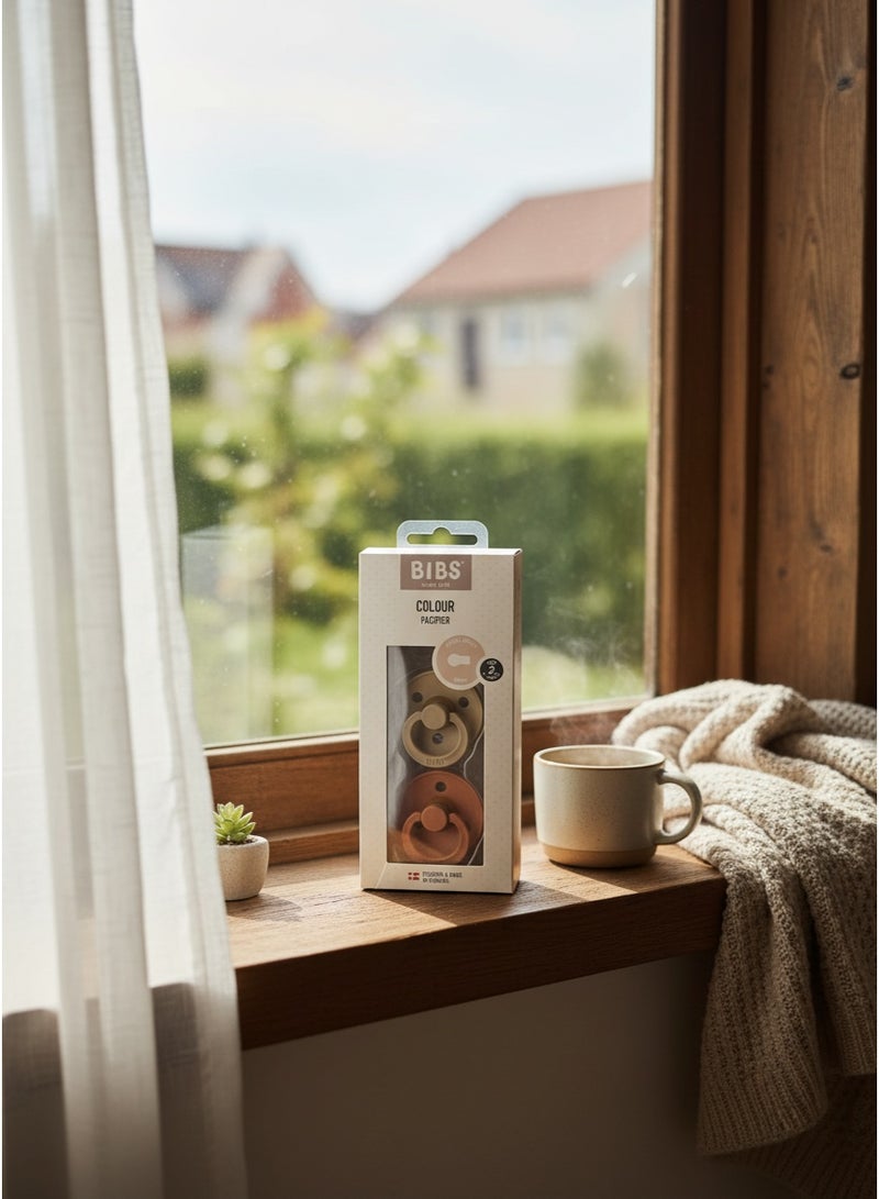 BIBS Pacifier Natural Rubber Round Nipple  6M+ - Image 3