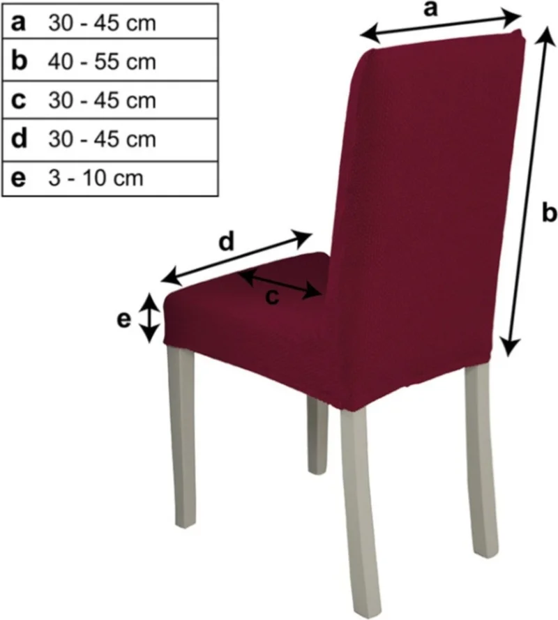 الجيار Lycra Fabric Patterned Chair Cover, Elastic, Flexible, High Quality Chair Cover 1 Piece
