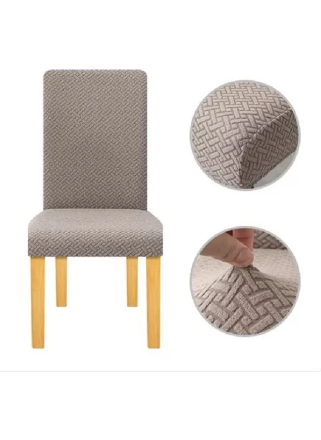 Elgeyar Lycra Fabric Patterned Chair Cover, Elastic, Flexible, High Quality Chair Cover 1 Piece