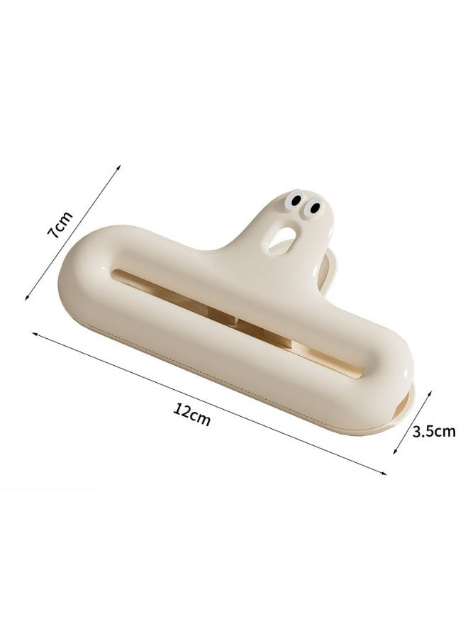 هومستر مقاوم للرطوبة -الوجبات الخفيفة المقاوم للتسرب، مطبخ من الفولاذ المقاوم للصدأ كيس طعام أقرب، تصميم مسنن مع فتحة تعليق، استخدام منزلي متعدد الأغراض - Image 4