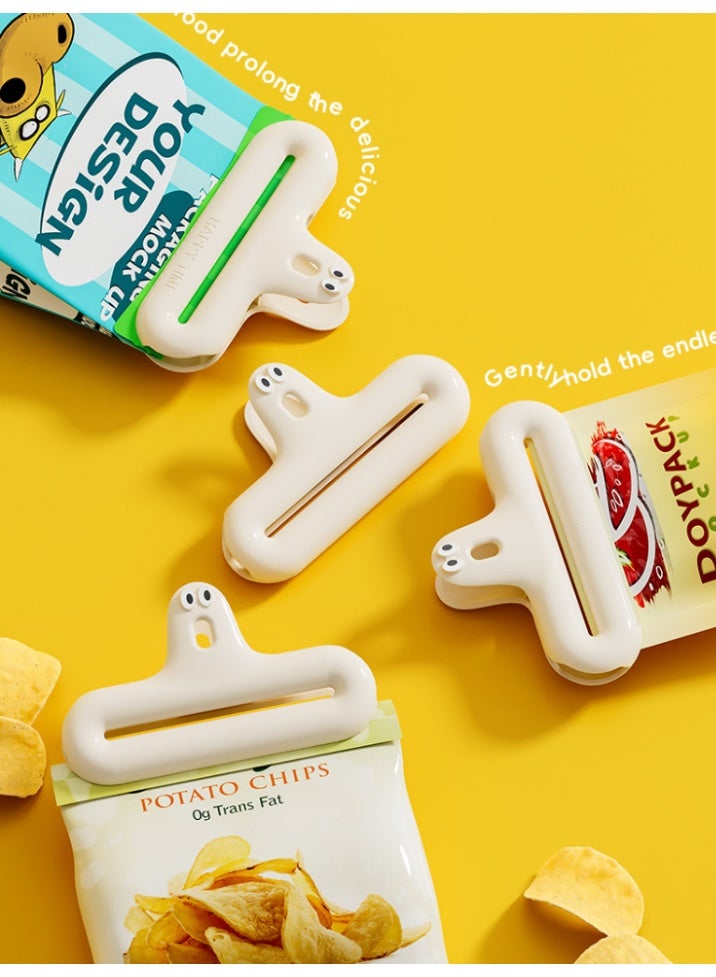 هومستر مقاوم للرطوبة -الوجبات الخفيفة المقاوم للتسرب، مطبخ من الفولاذ المقاوم للصدأ كيس طعام أقرب، تصميم مسنن مع فتحة تعليق، استخدام منزلي متعدد الأغراض - Image 2