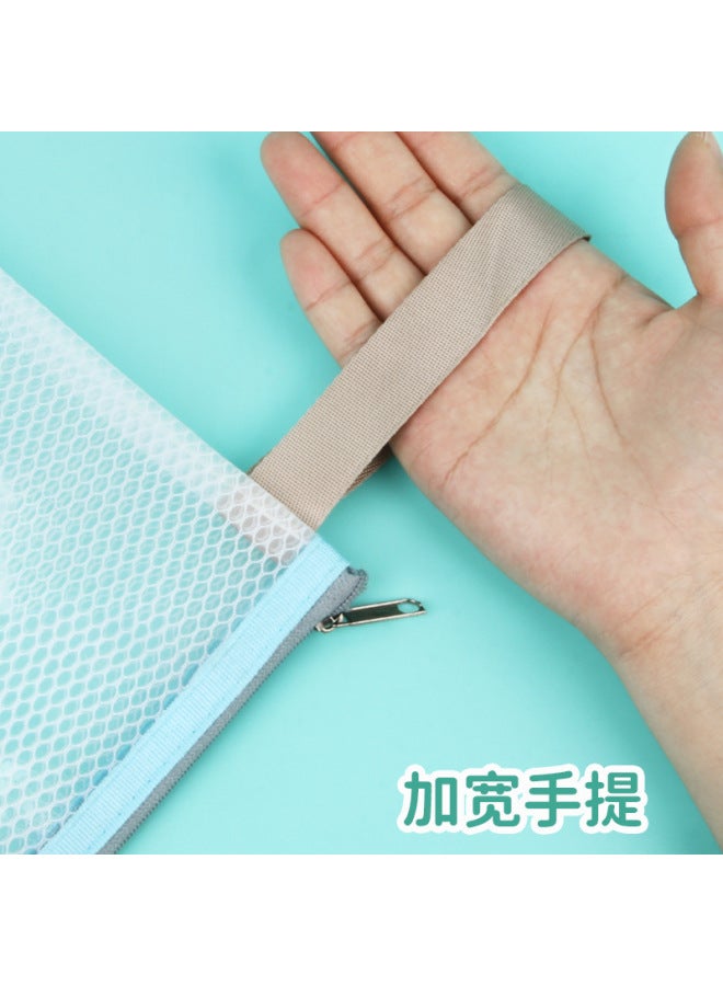 HELPS Transparent Eva Zipper Bag A4 Student Waterproof Homework Tutoring Bag Test Paper Storage Thickeneded Satchel Document Bag - Image 4