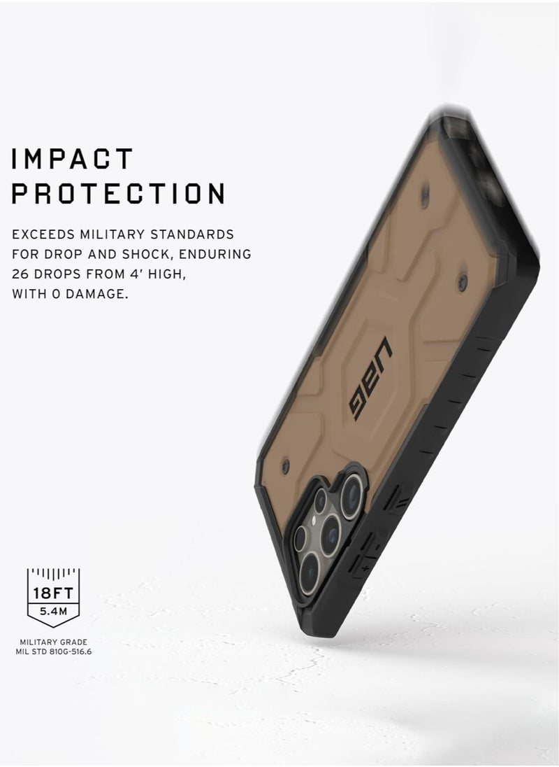 Urban Armor Gear UAG Pathfinder Pro MagSafe for Samsung Galaxy S24 ULTRA Case Cover [18 Feet Drop tested]  - Dark Earth  - Image 5