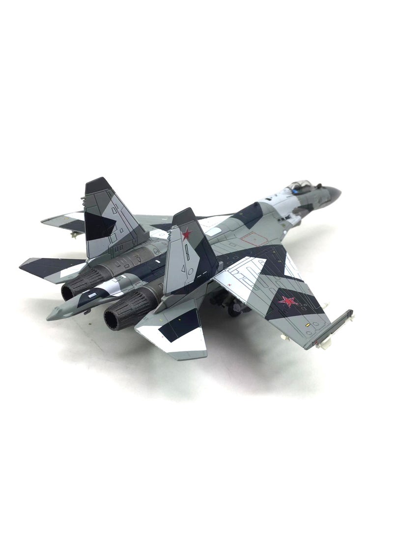 general 1/100 Russian Su-35 Super Side Multipurpose SU-35 Fighter Aircraft Simulation Alloy Aircraft Model Finished Product Suitable for Gifts to Military Fans and Aircraft Model Collectors - Image 5
