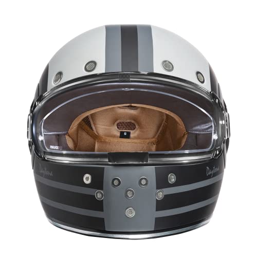 Daytona Helmets Retro Full Face Motorcycle Helmet - DOT Approved Vintage Helmet for Motorcycles, Cruisers, Scooters & Mopeds - Retro Motorcycle Helmets for Men, Women and Youth - Image 5