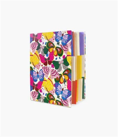 ban.do Get It Together File Folder, Berry Butterfly White