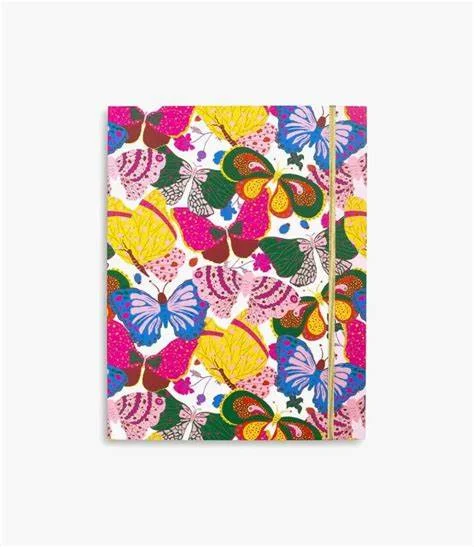 ban.do Get It Together File Folder, Berry Butterfly White