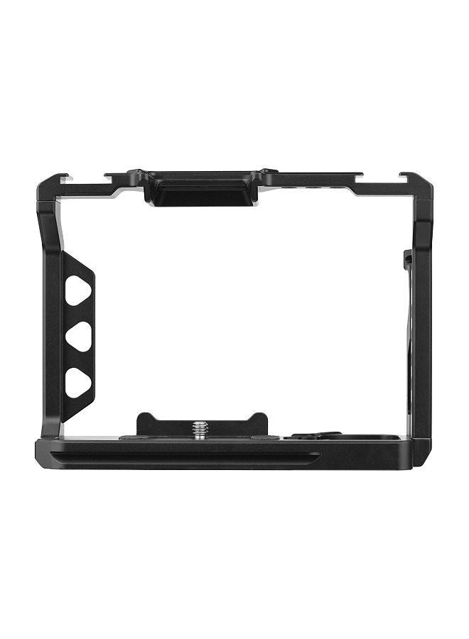 ANDOER Andoer Aluminum Alloy Camera Cage with 1/4 Inch Screws Holes Cold Shoe Mounts Replacement for Sony A7 IV  - Image 4