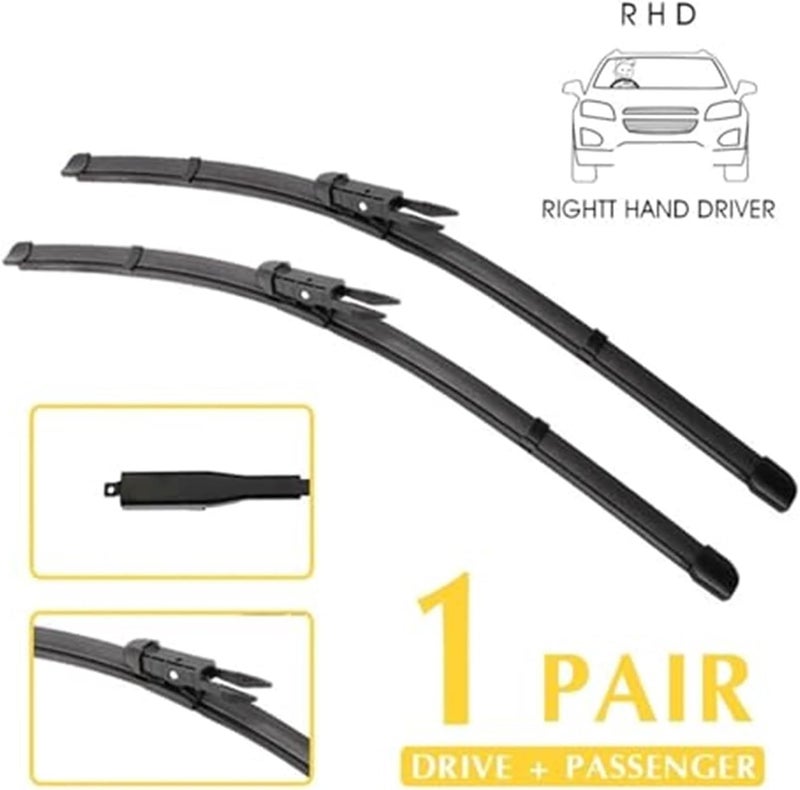DEMULAX Car Front Wiper Blades for Volvo XC70 - Image 3