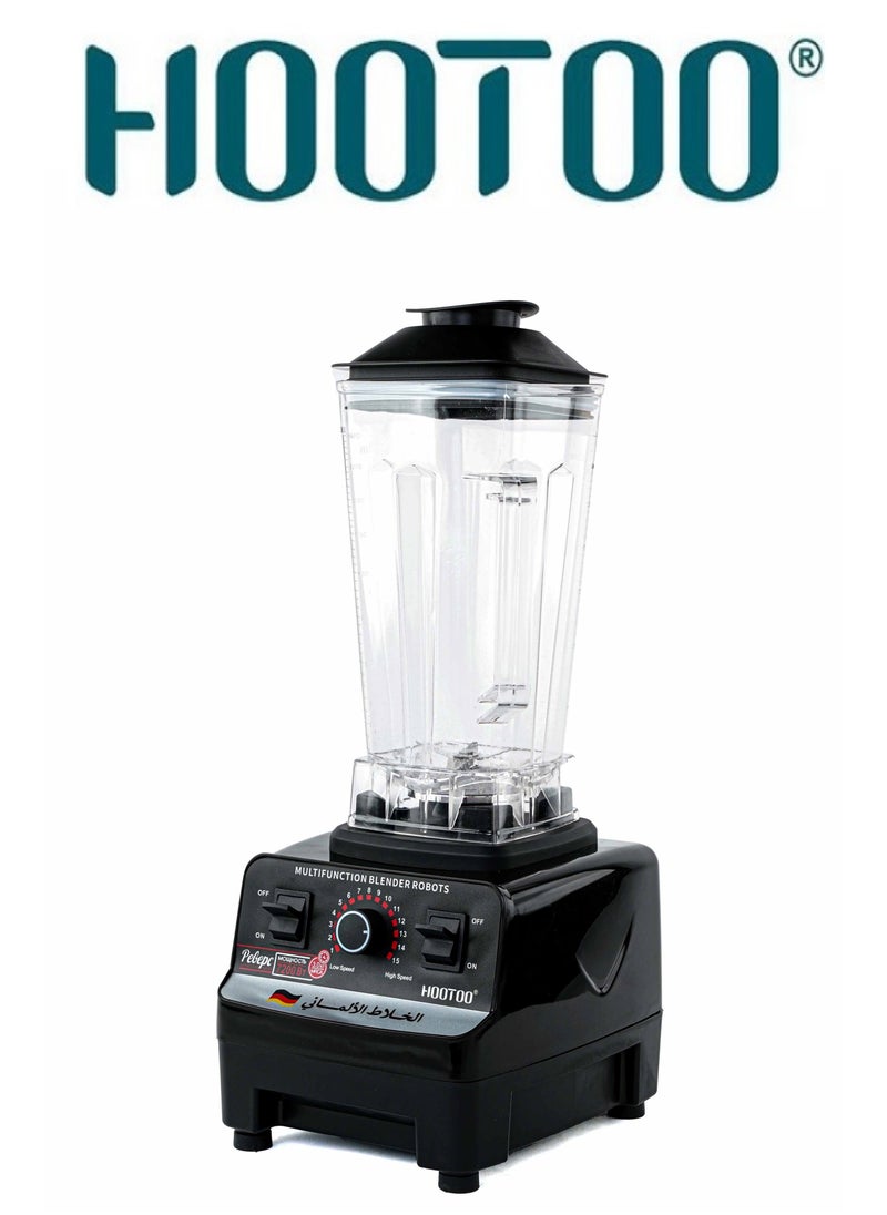 HooToo - A powerful and versatile German technology blender.mixer with a capacity of 2 liters, blender machine with a power of 7200 watts, juicer machine sharp and powerful blades that grind even glass.from HOOTOO. - Image 1