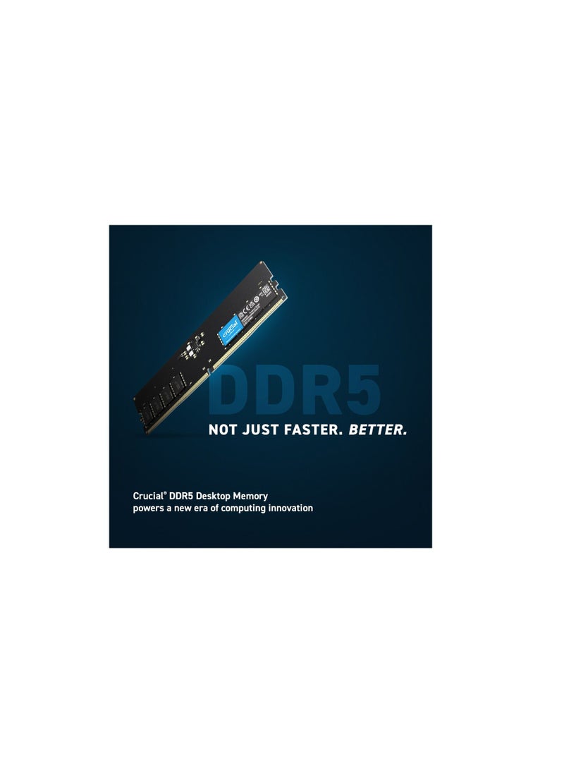 crucial - Crucial RAM 32GB DDR5 4800MHz Desktop Memory - Image 1