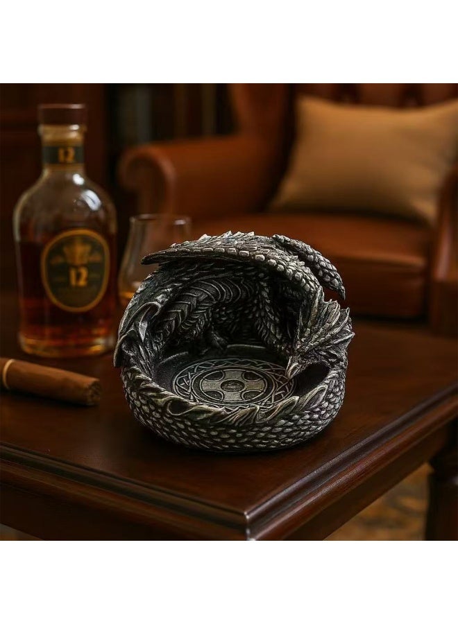 موقد دخان الدوجن الأسطوري | زينة منزل مخلوق خيالي، قطعة تدخين غوثية، هدية فريدة لأحباء الدوجن - Image 1