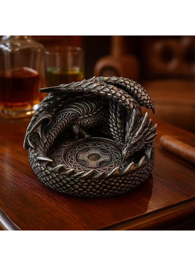 موقد دخان الدوجن الأسطوري | زينة منزل مخلوق خيالي، قطعة تدخين غوثية، هدية فريدة لأحباء الدوجن - Image 4