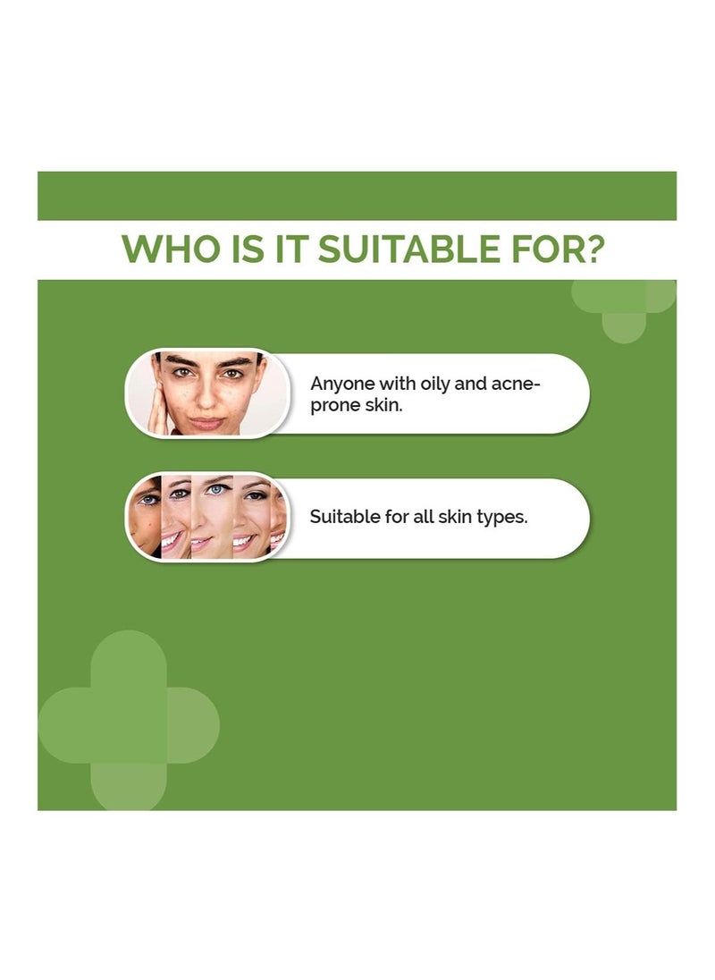 ذا ديرما كو مرطب الوجه الخالي من الزيوت بحمض الساليسيليك 1% من The Derma Co مع مستخلص الشوفان لحب الشباب النشط - 50 جم  - Image 4