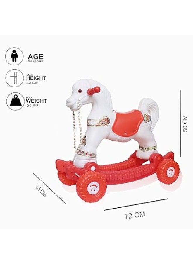 CR18 COLLECTION 2 In 1 Baby Horse Rider And Rocker For Kids Age 1-5 Years (assorted) - Image 4