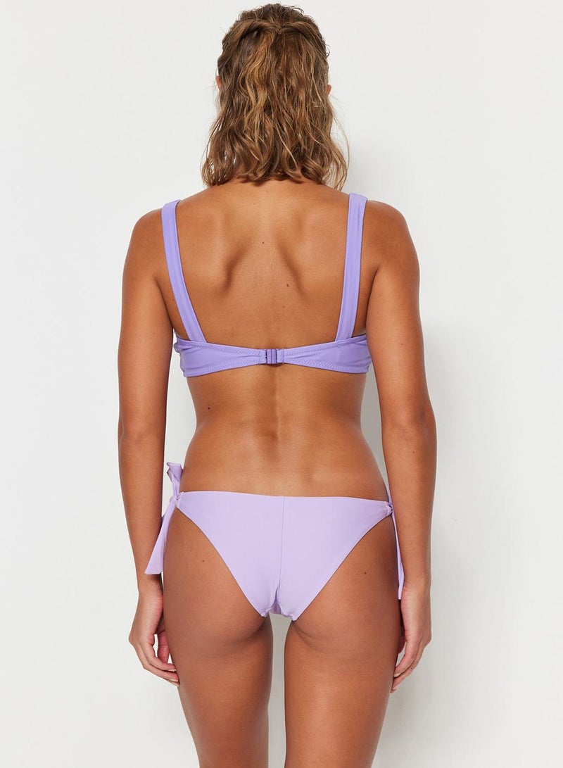 trendyol Lilac Tied Normal Leg Bikini Bottom TBESS22BA0184 - Image 4