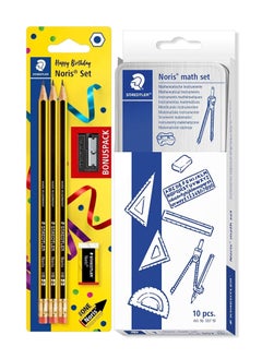 15-Piece School Stationery Set Assorted Colours
