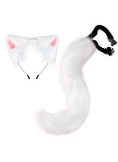 AUTOYSUR Cosplay Costumes Faux Fur Fox Ears and Tail Set Fancy Party Furry Cosplay Costume Accessories Funny Gifts  - Image 1