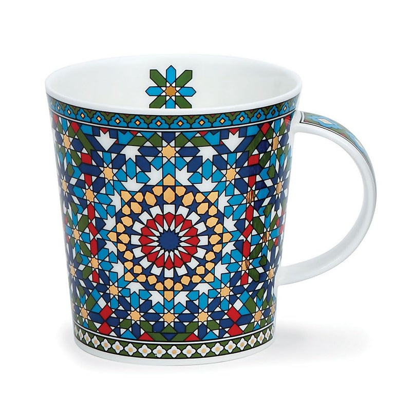Dunoon Lommond Mug Tangier 032 Litre Fine Bone China with 22 Carrat Gold Detailing Green