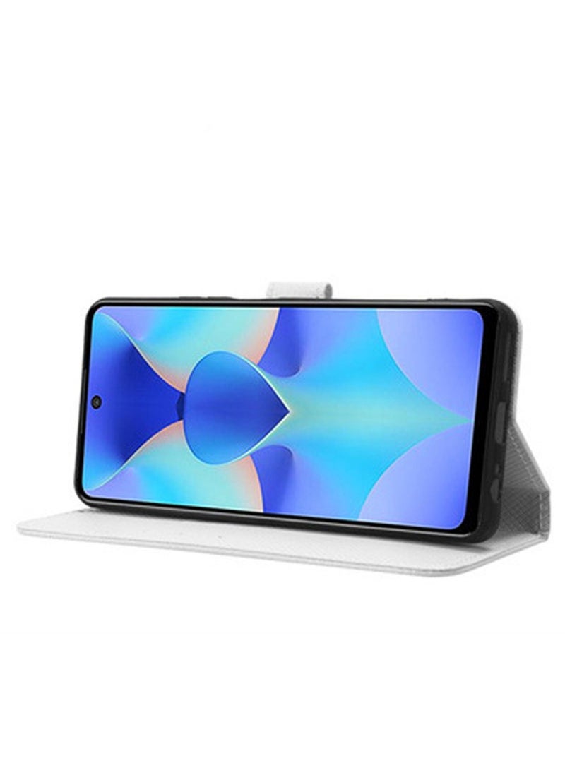 Tecno Spark 10 pro Case Cover Protector with PU Leather Flip Folio Wallet Card Slots Holder and Anti Fingerprint and Scratch Prevention Back Cover Full Body Protection  - Image 5