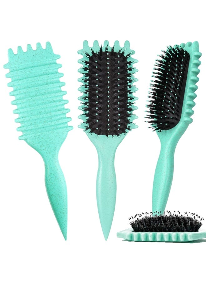 Curly Hair Brush – Detangling & Curl Shaping Tool for Defined Waves and Coils, Comfortable Glide on Wet or Dry Hair, Suitable for Women and Men - Image 2