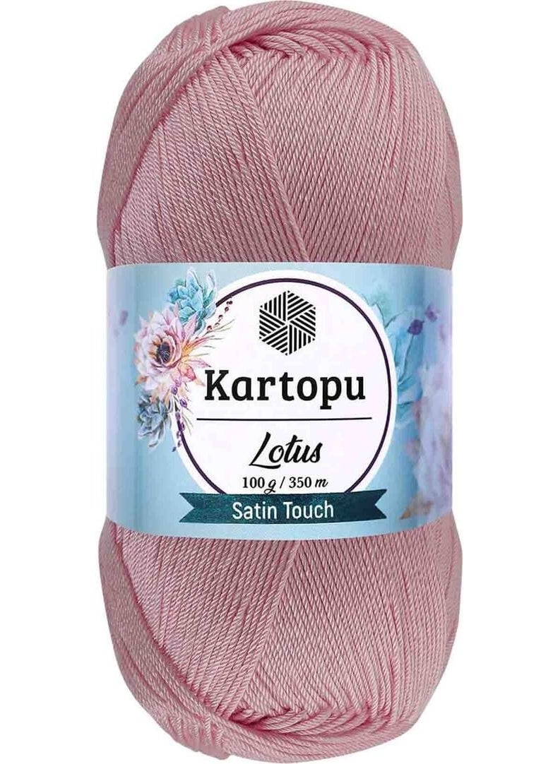 Kartopu - Lotus Knitting Yarn 100 gr Light Pink K768 - Image 1