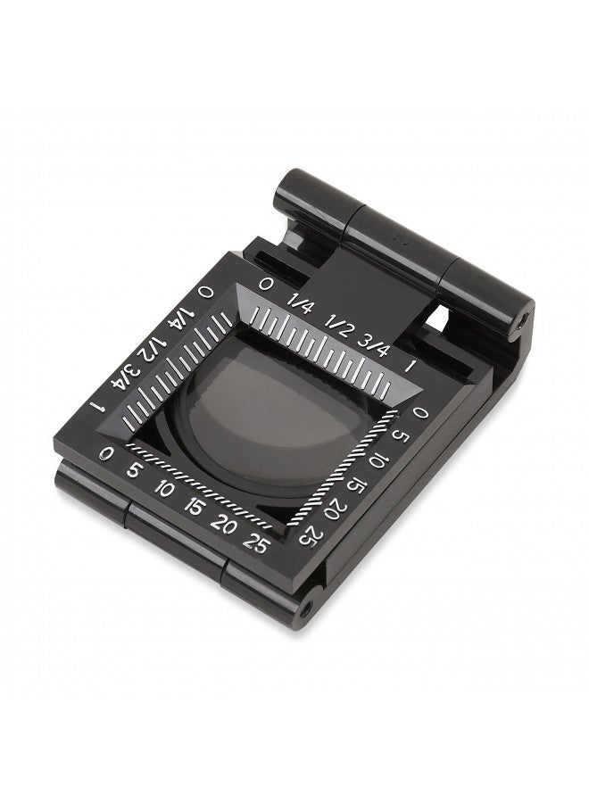 Carson LinenTest 5x30mm Folding Loupe Magnifier , Black - Image 3