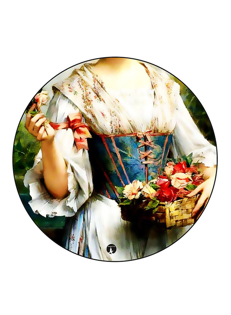 RKN Vintage Art Printed Mouse Pad Multicolour