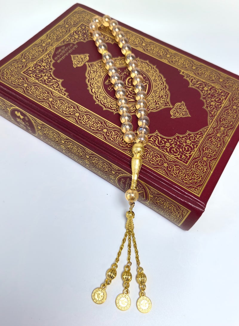 فيانسر تسبيح 33 مسبحة 10 مم مسلم إسلامي عربي شرابات فاخر يدوي الصنع فاخر ذكر  - Image 5