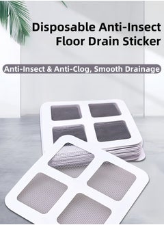 Harse 35Pcs Drain Mesh Set – 30 Disposable Hair Drain Stickers for Bathroom, Kitchen, Bathtub + 5 Window Drain Hole Anti-Mosquito Screens  - Image 1