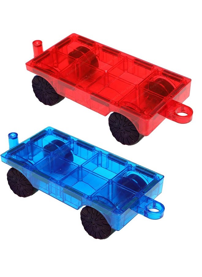 FunBlast FunBlast Magnet Building Blocks for Kids, Magnetic Blocks for Kids Toys for 3+ Yrs Old Boys Girls, DIY Educational STEM Toy for 3+ Years Kids, Learning and Construction Toys (2 Pcs)  - Image 1