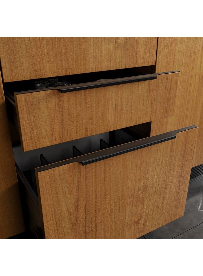 LAPO Premium 18 inch Aluminium Kitchen Profile Handle, Drawer Profile Handle, Cabinet, Wardrobe Pull Handle for Home, Hotel, Office(Black Finish) - Image 4