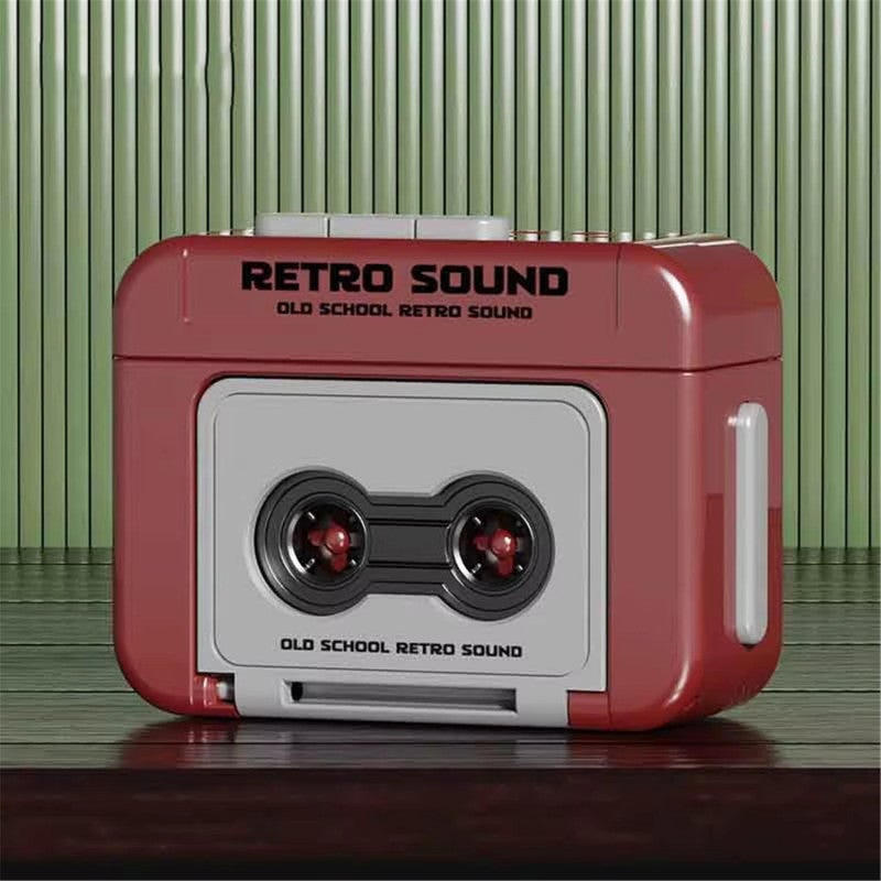 Vintage Keychain: Compact Lightweight Blue, Nostalgic Retro Tape Recorder Design - Easy To Use Portable Sound Recorder for Music Lovers, Personalized Gifting & Daily Carry - Image 5