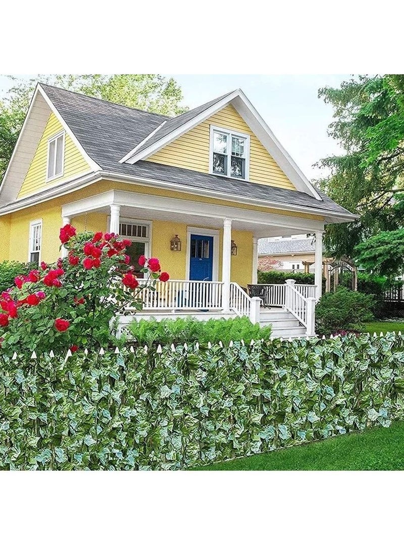 LINGWEI Artificial Wall Grass Privacy Garden Fence UV Protected Greenery Wall Backdrop Artificial Hedges Plants(1x2m)  - Image 3