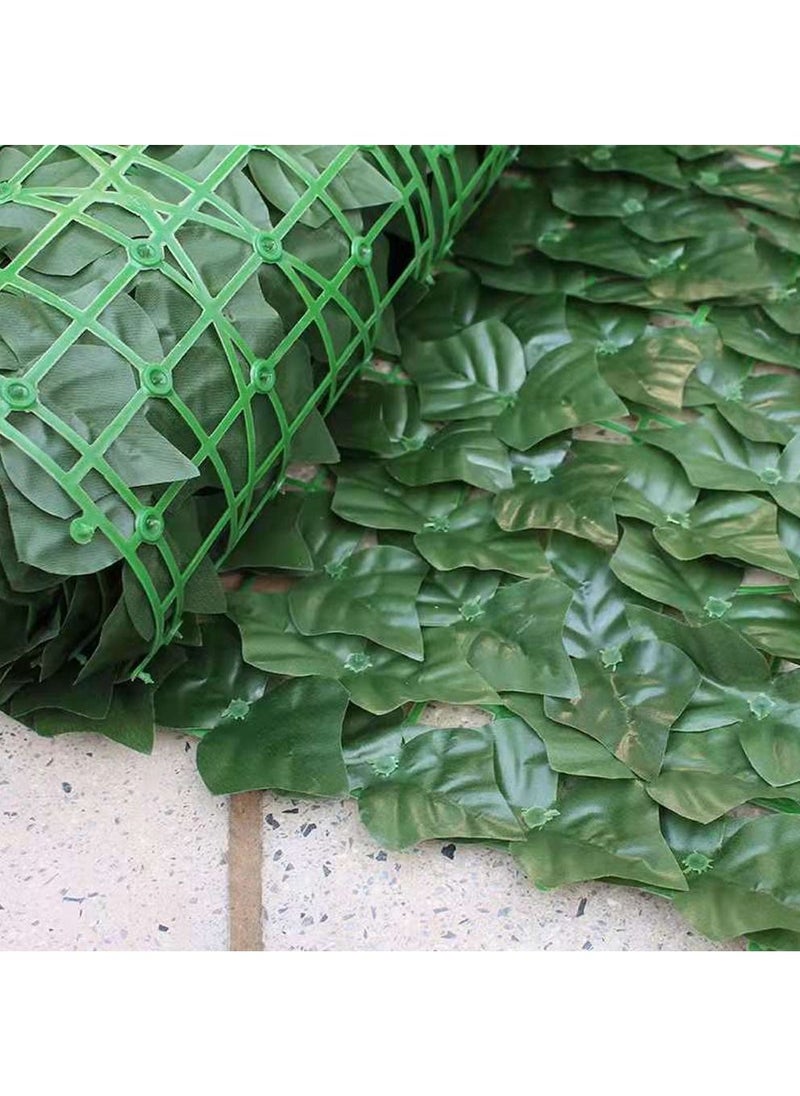 LINGWEI Artificial Wall Grass Privacy Garden Fence UV Protected Greenery Wall Backdrop Artificial Hedges Plants(1x2m)  - Image 1