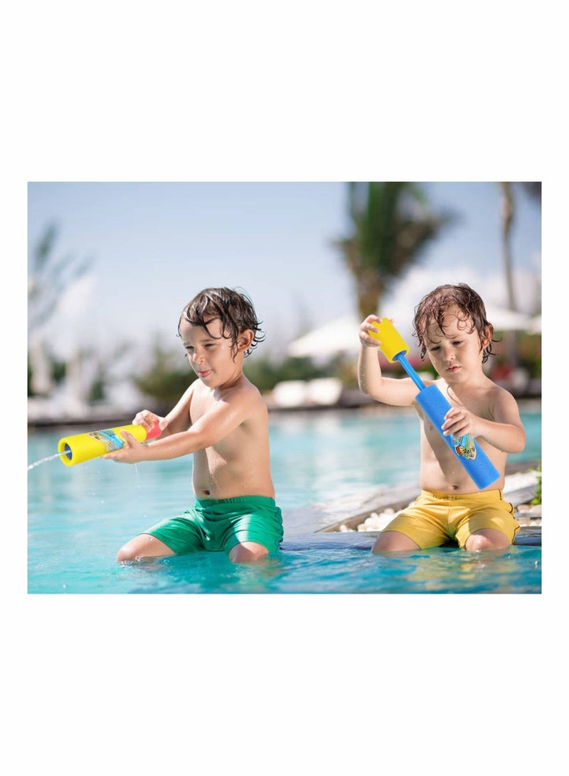 Excefore Water Pistols for Kids Toddlers Outdoor Pool Beach Toys 6 Pack Foam Water Guns Summer Super Water Blaster Soaker Gun for Garden Outside Games(Random Color) - Image 2