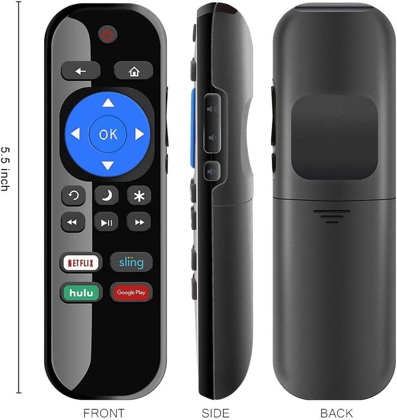 Young NS-RCRUS-17 Remote Control fit for Insignia Roku Smart TV NS-43DR620NA18 NS-50DR620NA18 NS-55DR620NA18 NS-65DR620NA18 NS-43DR620CA18 NS-50DR620CA18 NS-55DR620CA18 NS-24ER310NA17 NS-32DR310NA17 - Image 3
