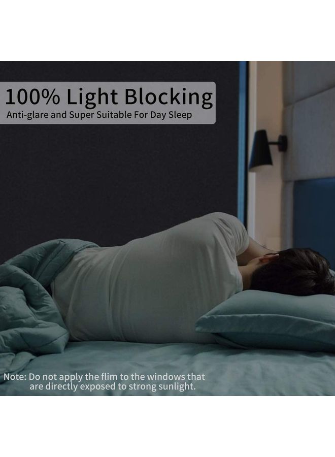 Black Privacy Window Film 90x200cm - Image 4